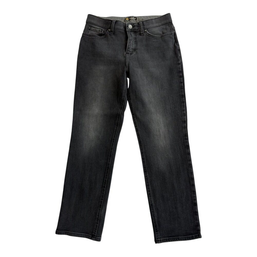 Lee Slim Fit Straight Leg Mid-Rise Stretchy Jeans (2034-5)